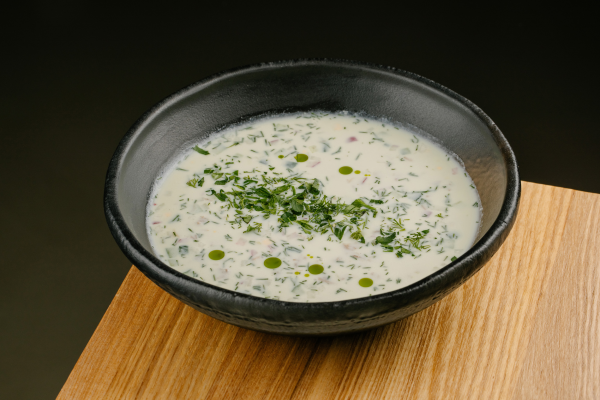 Окрошка с говядиной