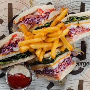 Клаб-сэндвич с цыпленком